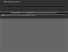 Tablet Screenshot of officefantasy.com